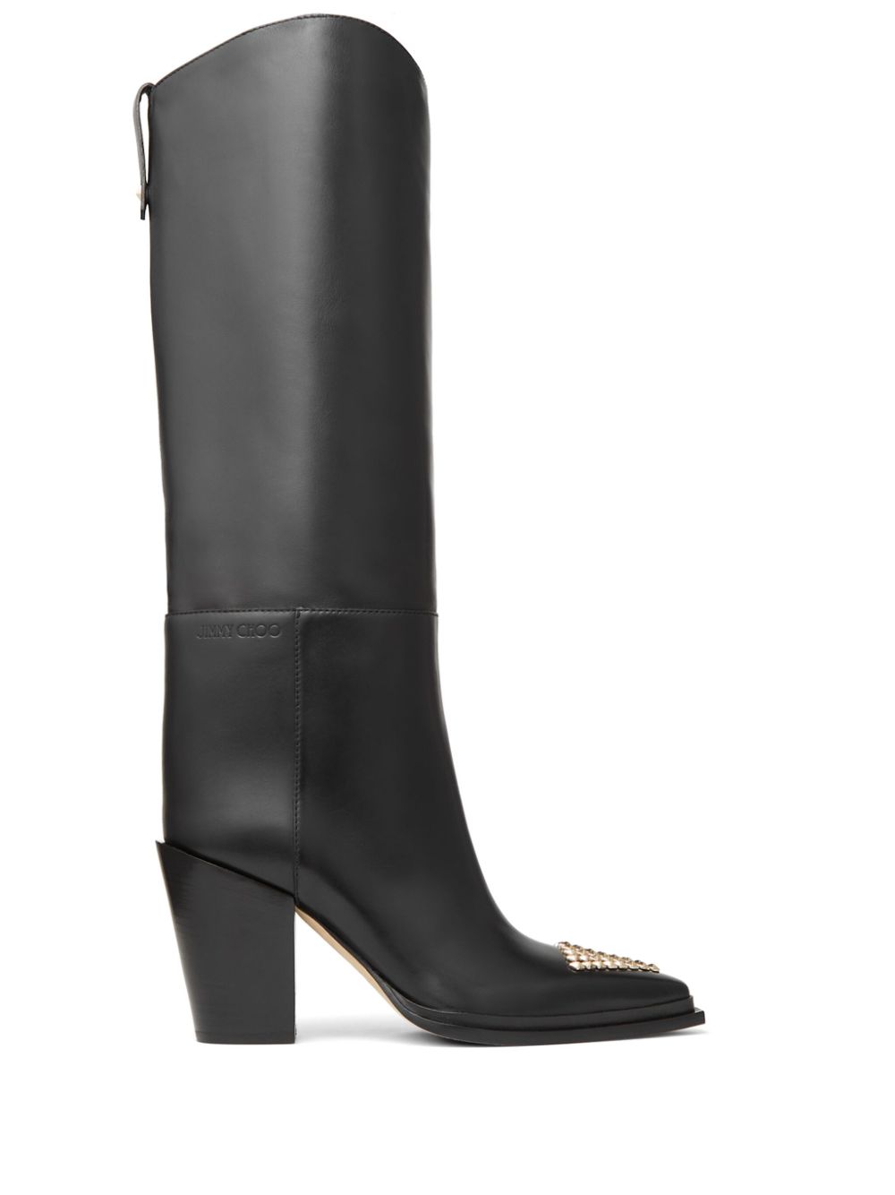 Jimmy Choo Stiefel mit Nieten - Schwarz von Jimmy Choo