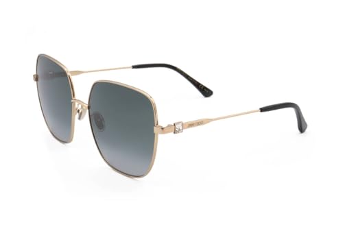 Jimmy Choo Unisex Kori/G/Sk Sonnenbrille, Gold Black, 60 von Jimmy Choo