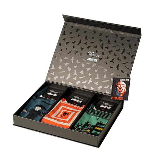 Jimmy Lion - Geschenkboxen Socken Hitchcock. Packung mit 3 Paaren Casual Stil, Socken, Größe 41-46. von Jimmy Lion