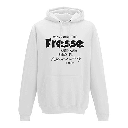 Hoodie Evolution Basketball Dunking Sport Jordan NBA 10 Farben Herren XS - 5XL DBB Alba Brose 46ers Olympia Bulls Celtics Spurs, Größe:L, Farbe:Weiss - Logo schwarz von Jimmys Textilfactory