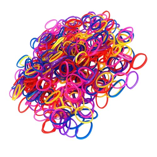 1000 Stück Elastische Haarbänder Gummiband Pferdeschwanz Halter Haargummis für Mädchen Haarringe Kleine Haargummis 1000 Stück Elastische Haarbänder Gummiband Pferdeschwanz Halter Haargummis für Mädchen Haarringe Kleine Haargummis von Jiqoe