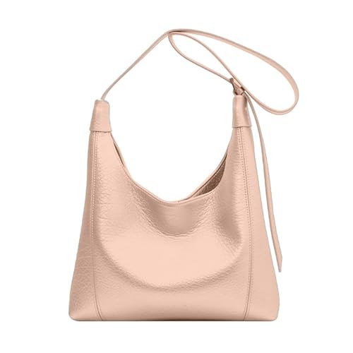 Damen-Geldbörse, schlicht, modisch, Achseltasche, koreanischer Stil, Unterarmtasche, Reisetasche, Umhängetasche, einfarbig, Tragetasche, rose von Jiqoe