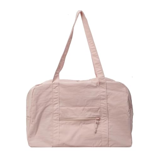 Damentasche mit großem Fassungsvermögen, Schultertasche, Nylon, wasserdicht, Einkaufstasche, Schüler, Schultasche, koreanischer Stil, Kissenbeutel, rose von Jiqoe