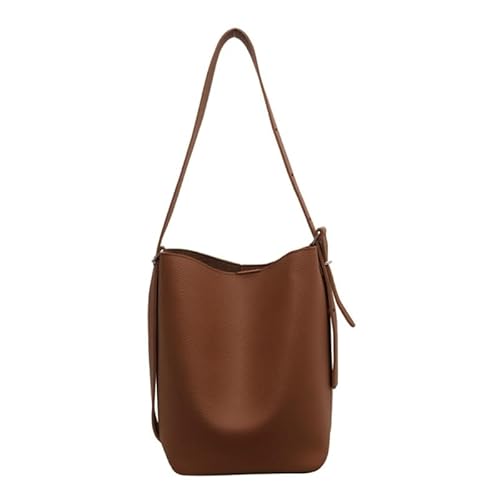 Jiqoe Minimalistisches Design, Damen-Umhängetasche, praktische und stilvolle Damen-Handtasche, Schultertasche, perfekt für Arbeit, Schule und Einkaufen, khaki von Jiqoe