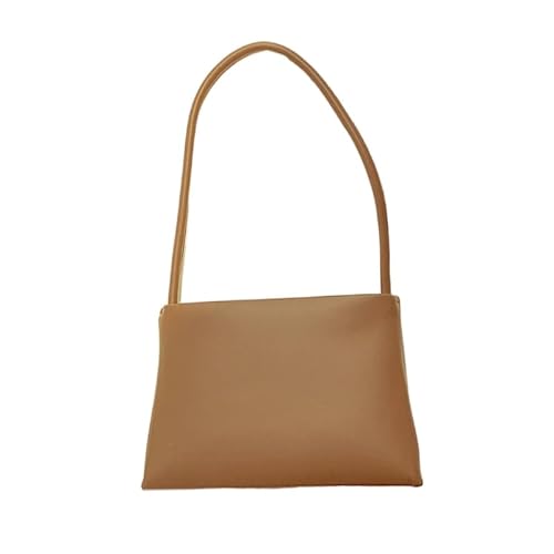 Jiqoe Modische Achseltasche, Schultertaschen für Mädchen, Damen, Geldbörse, einfarbig, trendige Handtasche, Unterarmtasche, Tragetasche, khaki von Jiqoe