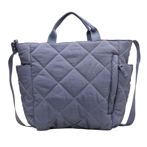 Jiqoe Modische Freizeittasche, Nylon-Tragetasche, Umhängetasche, Damengeldbörse für Damen und Mädchen, Mehrzwecktasche, große Kapazität, Freizeittasche, blau von Jiqoe