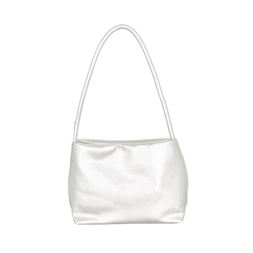 Jiqoe Modische Freizeittasche, Tragetasche, Umhängetasche, Damengeldbörse für Damen und Mädchen, vielseitige Hobo-Taschen, große Kapazität, Freizeittasche, beige von Jiqoe