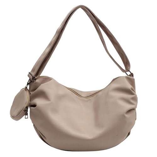 Jiqoe Modische Umhängetasche mit kleiner Geldbörse, Crossbody-Taschen für Mädchen, Teenager, vielseitige Kuriertasche, große Kapazität, Reisetaschen, khaki von Jiqoe