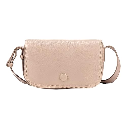 Jiqoe Schlichte, modische Umhängetasche, Freizeittasche, Kuriertasche, trendige Tasche für Damen und Mädchen, Crossbody-Taschen, einfarbige Taschen, khaki von Jiqoe