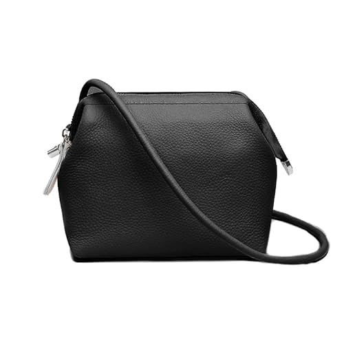 Jiqoe Schlichte modische Umhängetasche, Freizeittasche, Mini-Quadratisch, trendige Tasche für Damen und Mädchen, Crossbody-Taschen, einfarbige Taschen, Schwarz von Jiqoe