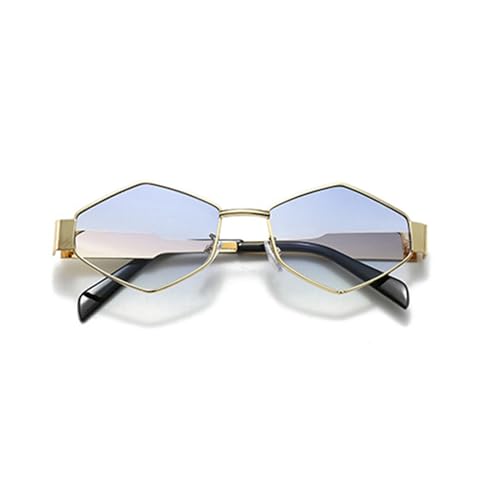 Jiqoe Sonnenbrille mit Diamantrahmen für Mädchen, Teenager, auffällig, Karneval, Party, Fotografie, Sonnenbrille, Outdoor, Camping, Brillen, Diamantform, Sonnenbrille für Damen von Jiqoe