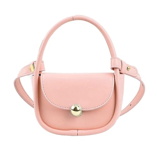 Jiqoe Stilvolle Damen-Handtasche, modische Trends, Schultertasche mit abnehmbarem Riemen, Umhängetasche, schicke Farbe, rose von Jiqoe