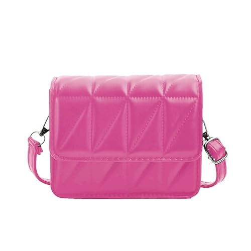 Jiqoe Vielseitige Umhängetasche, schicke Handtasche, PU-Schultertasche, Satchl mit verstellbarem Riemen für Damen, rose von Jiqoe