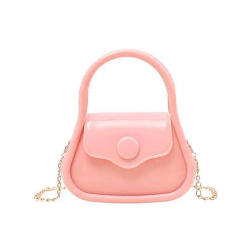 Modische PVC-Gele-Tasche, weich und bequem, einzelne Schultertasche, leicht, geeignet für verschiedene Anlässe, rose von Jiqoe