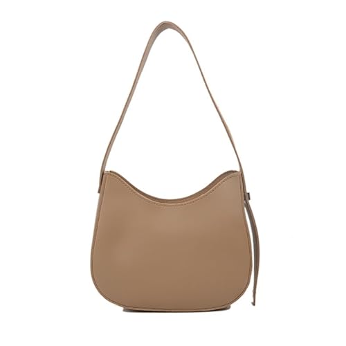 Trendige und geräumige Handtasche, praktische Eimertasche, stilvolle und moderne Tasche, hält organisiert mit Stil, geeignet für Mädchen und Frauen, khaki von Jiqoe