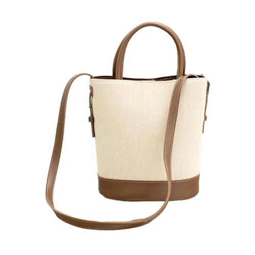 Trendige und praktische Umhängetasche im japanischen Stil, Eimer, Tragetasche, Crossbody-Tasche, perfekt für Damen, Schlamm-Farbe. von Jiqoe