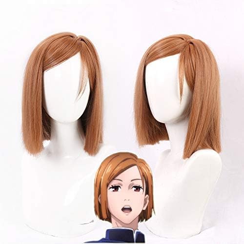 Kugisaki Nobara Wig Women's Girl's Short Hair Wig Anime Cosplay Wig Party Costume Accessory von Jiumaocleu