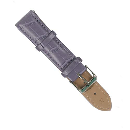 Jksdp 1 PC-Lederband Band Uhren 12mm 14mm 16mm 18mm 20mm 22mm Männer Frauen Uhrenarmbänder Gürtel 9 Farben, Lila, 18mm Jksdp 1 PC-Lederband Band Uhren 12mm 14mm 16mm 18mm 20mm 22mm Männer Frauen Uhrenarmbänder Gürtel 9 Farben, Lila, 18mm von Jksdp