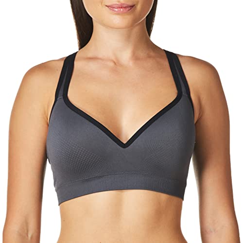 Jockey Damen Molded Cup Seamless Bra Sport BH, Eisengrau, L EU von Jockey