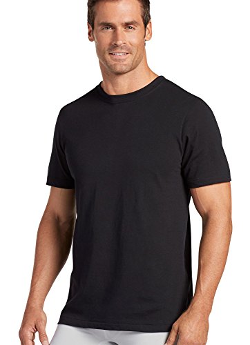 Jockey Men's T-Shirts Classic Crew Neck - 6 Pack, black, 2XL von Jockey