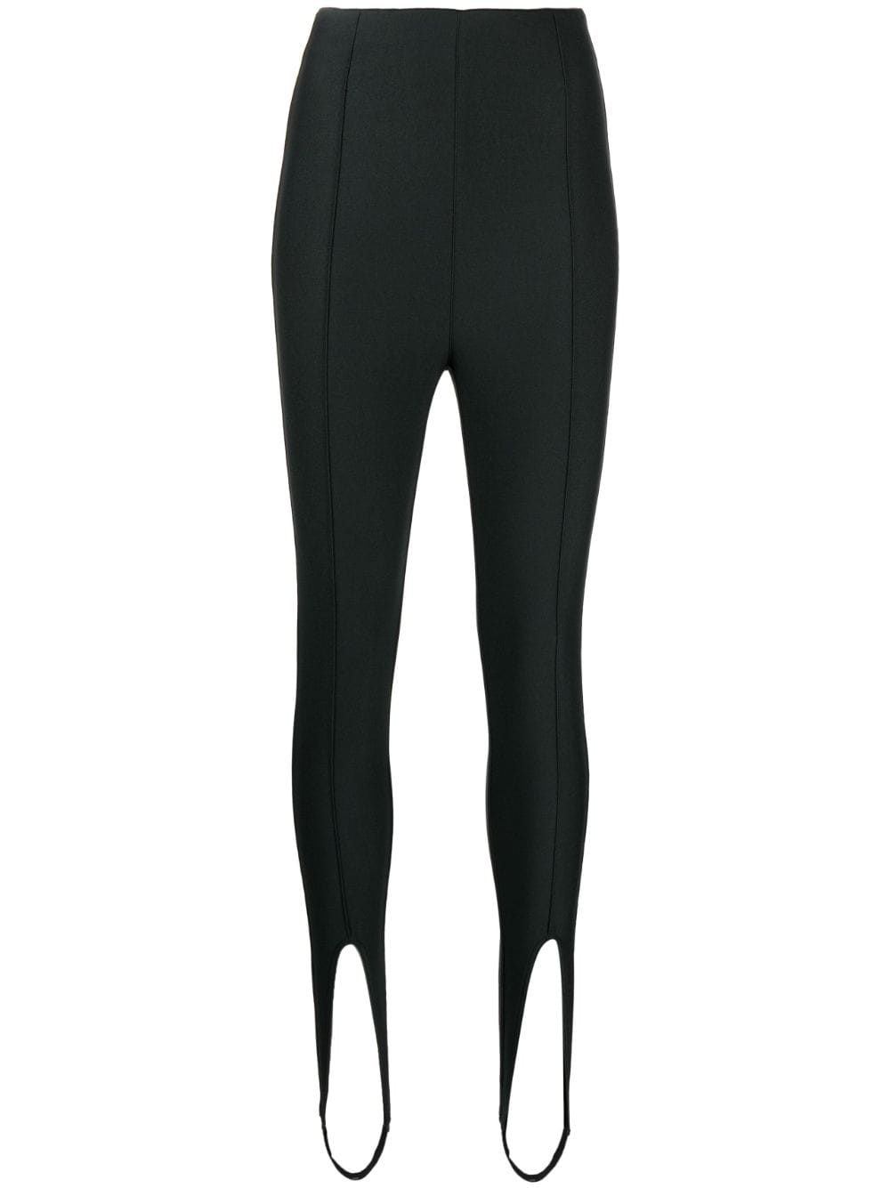 John Elliott High-Waist-Leggings mit Steg - Schwarz von John Elliott