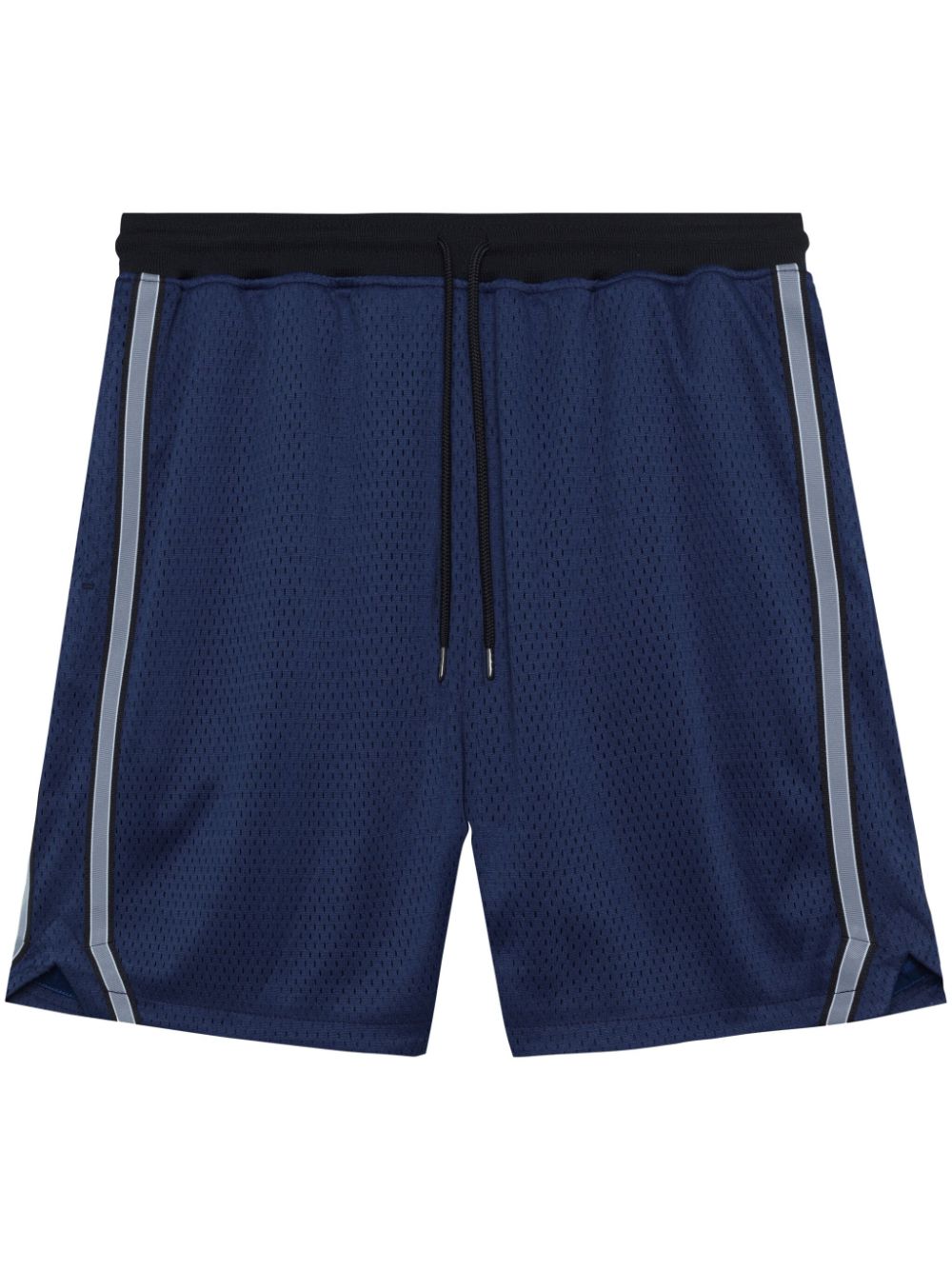 John Elliott Mesh-Shorts mit Streifendetail - Blau von John Elliott