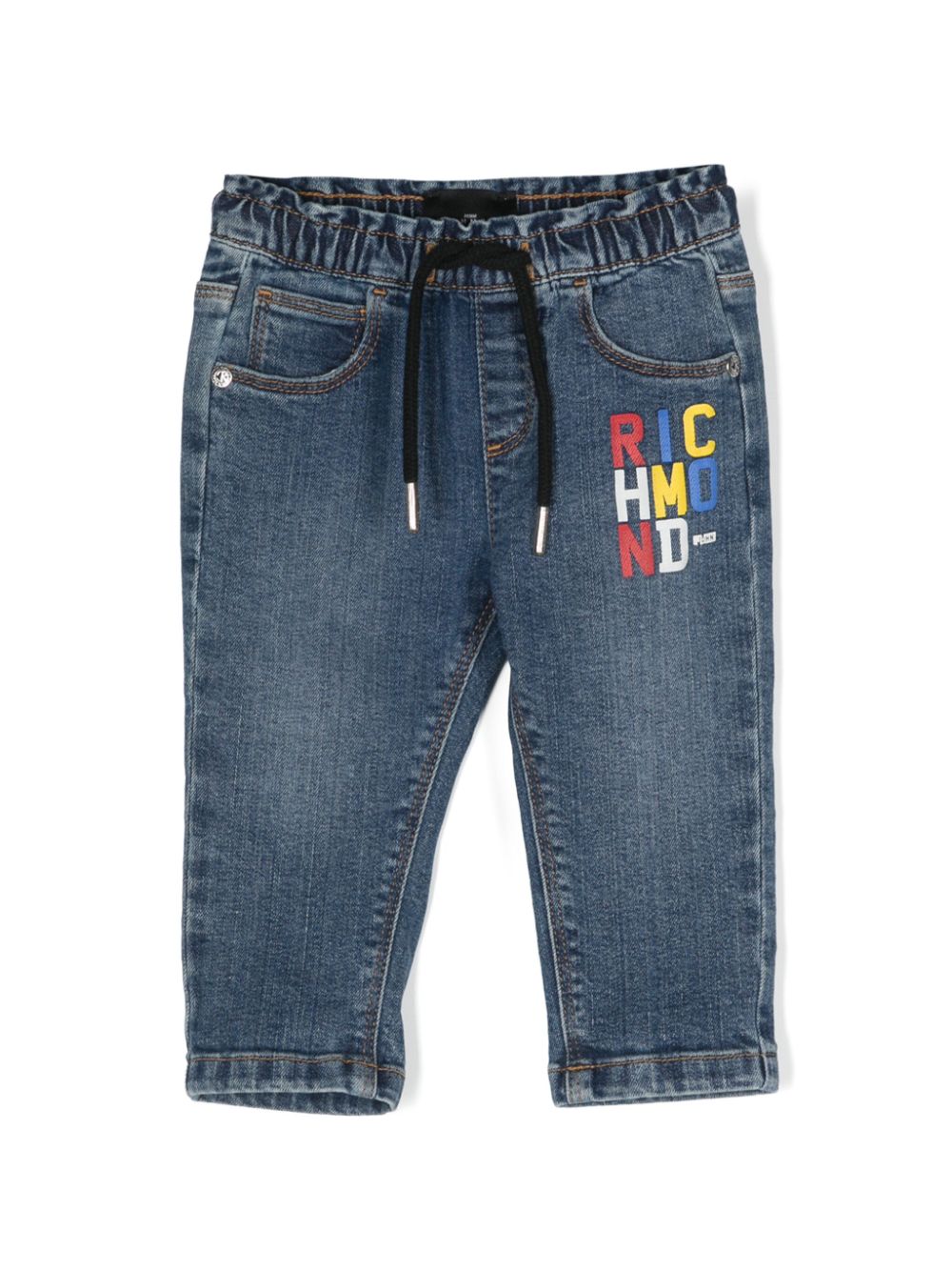 John Richmond Junior Jeans mit Kordelzug - Blau von John Richmond Junior