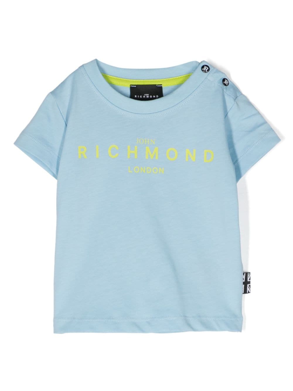 John Richmond Junior T-Shirt mit Logo-Print - Blau von John Richmond Junior