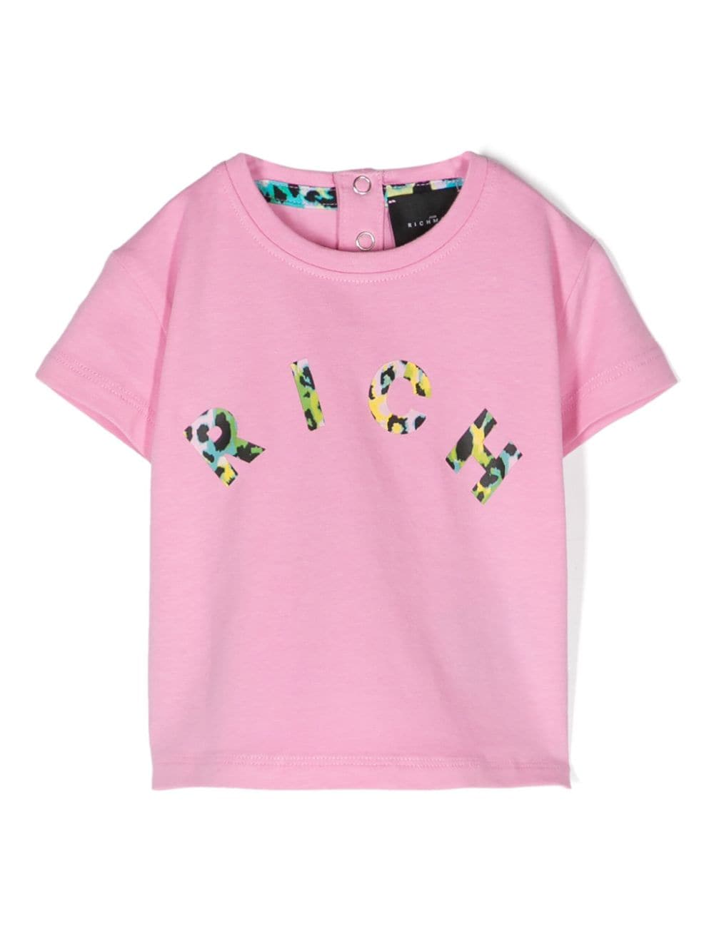 John Richmond Junior T-Shirt mit Logo-Print - Rosa von John Richmond Junior