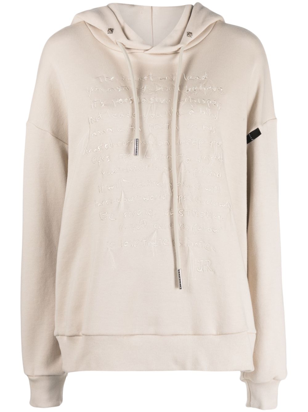 John Richmond Hoodie mit Kordelzug - Nude von John Richmond