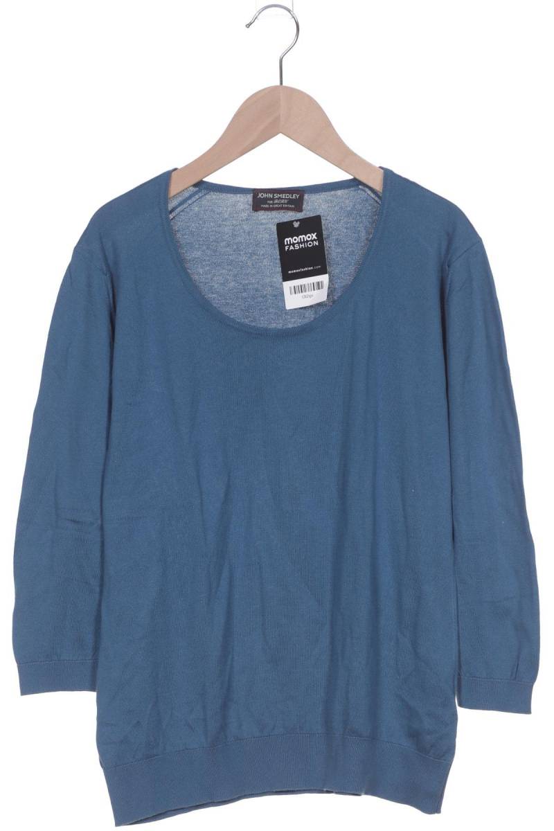 John Smedley Damen Langarmshirt, blau, Gr. 44 von John Smedley