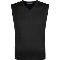 John Smedley Herren V-Pullunder schwarz unifarben John Smedley Herren V-Pullunder schwarz unifarben von John Smedley