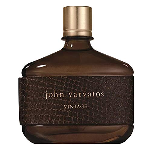 John Varvatos Vintage – Eau de Toilette homme/men, 75 ml, sinnlich-intensiver Duft für Herren, maskuline Mischung aus orientalischen Gewürzen & Leder, Herrenduft im eleganten Design Flakon von John Varvatos