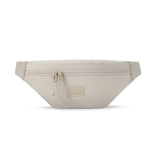 Johnny Urban Bauchtasche Damen & Herren Beige - Erik Large - Große Gürteltasche Mit Flexiblem Gurt für Festival - Crossbody Brusttasche Stylisch - Wasserabweisend von Johnny Urban