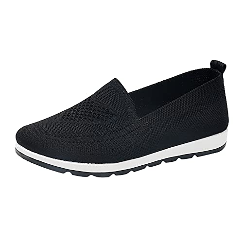 Bequeme Schuhe Zur für Damen - Herren Minimalistische Leder Barfußschuhe Slip on Sneakers Damen Laufschuhe Schnürer Turnschuhe Freizeit Studenten Wanderschuhe Sneakerr für Gym Walking Jogging Laufen von JokeLomple