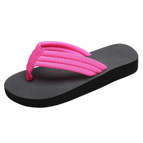 Damen Badeschuhe Sommer - Menschen Badelatschen Sommer Schwarz Espadrilles Sommer Leichte rutschfest Sandals Lässige Schleife Outdoor Sandalen Leicht Schuhe Damen von JokeLomple