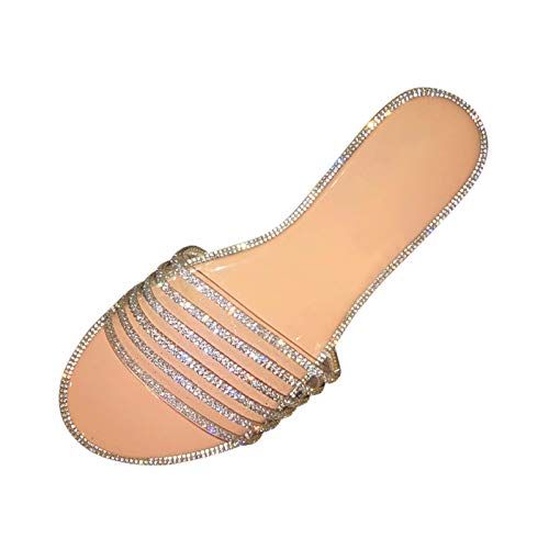 JokeLomple Frauen Bequeme Sandaletten Damen - Cloudyzz Schlappen Damen Loafer Ohne Absatz Schlappen Wolkenschuhe Weiche Unterseite Sandale Slippers Maxirnalen Komfort von JokeLomple