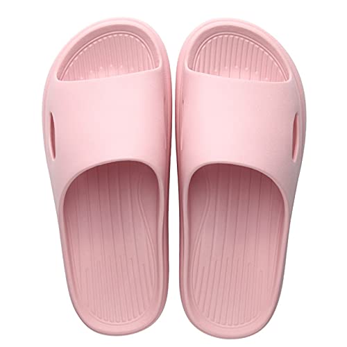 JokeLomple Frauen Bequeme Sandaletten Damen - Schlappen Damen Damen Loafer Ohne Absatz Schlappen Wolkenschuhe mit Weiches Fußbett Outdoor Sandalen Leicht Schuhe Damen von JokeLomple