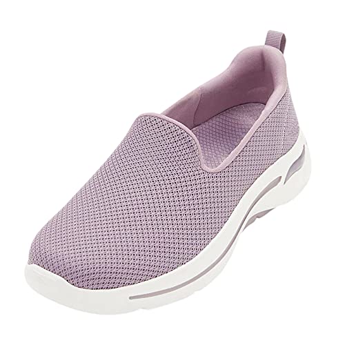 Orthopädische Schuhe Damen - Freizeit Mesh Atmungsaktiv Sandals Leicht und Bequem Weiche Schuhe Komfortschuhe für Frauen Jogger rutschfeste Straßenlaufschuhe Fashion für Trekking Workout Running von JokeLomple