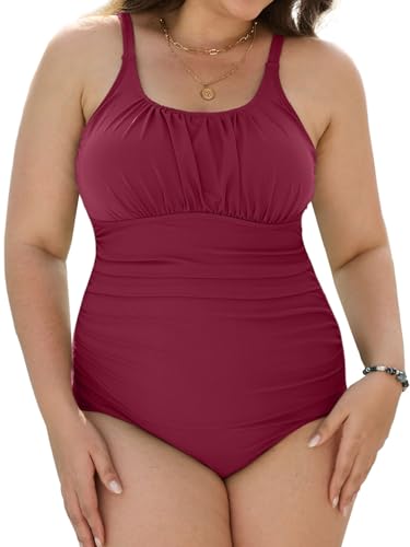 Joligiao Badeanzug Damen Badeanzug Große Größe Bauchweg Sexy Einteilige Bademode Sport Badebekleidung One Piece Push Up Badeanzüge U Ausschnitt Rücken Swimsuit Hoch Taillierte Monokini Strandmode Joligiao Badeanzug Damen Badeanzug Große Größe Bauchweg Sexy Einteilige Bademode Sport Badebekleidung One Piece Push Up Badeanzüge U Ausschnitt Rücken Swimsuit Hoch Taillierte Monokini Strandmode von Joligiao