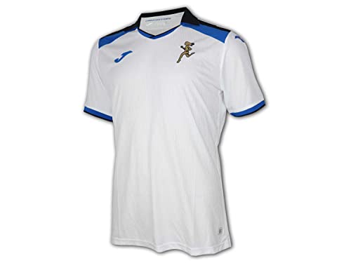 Joma Herren 2ª Atalanta Temporada 2022/23-Camiseta de Manga Corta Kurzarm Shirt, Blanco, L von Joma