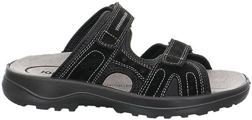 Jomos Herren Echtleder Pantolette 'Liberta' schwarz, Herren:51 EU von Jomos