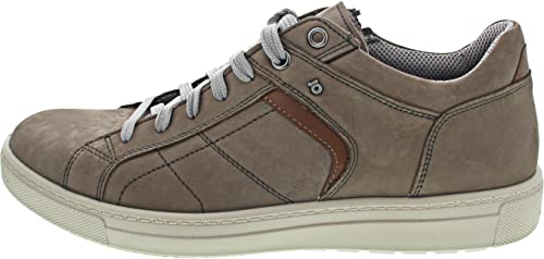 Jomos Herren Rallye Sneaker, Smoke/Cognac, 45 EU Weit von Jomos