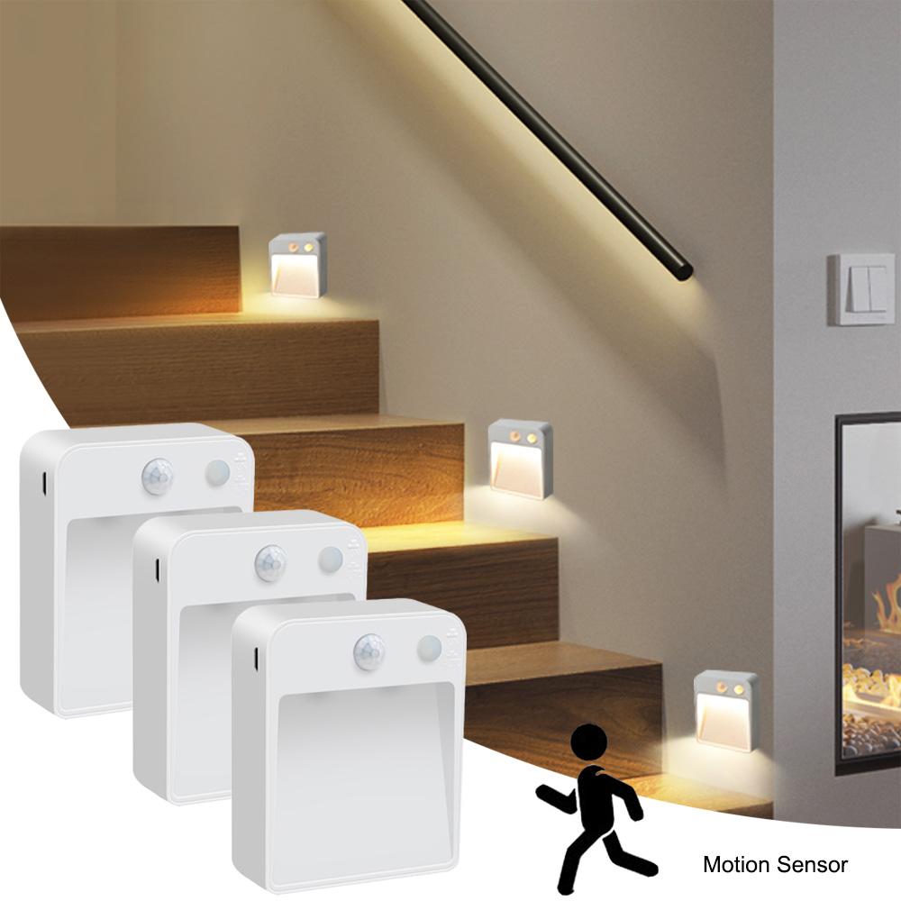 1/2/3er-Pack Unterbett-Nachtlicht, Flur, Treppenlicht, Bewegungsmelder, Raumdekoration, LED-Lampe, Innenbeleuchtung, Wandleuchte, Batterie oder Micro-USB-Anschluss L75mm*W30mm*H90mm 1/2/3er-Pack Unterbett-Nachtlicht, Flur, Treppenlicht, Bewegungsmelder, Raumdekoration, LED-Lampe, Innenbeleuchtung, Wandleuchte, Batterie oder Micro-USB-Anschluss L75mm*W30mm*H90mm von Joom DACH