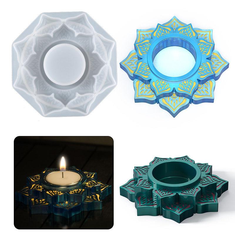 1 Stück Silikon Lotus Teelicht Kerzenhalter Form Harz Epoxidharz Gießform DIY Handwerk 1 Stück Silikon Lotus Teelicht Kerzenhalter Form Harz Epoxidharz Gießform DIY Handwerk von Joom DACH