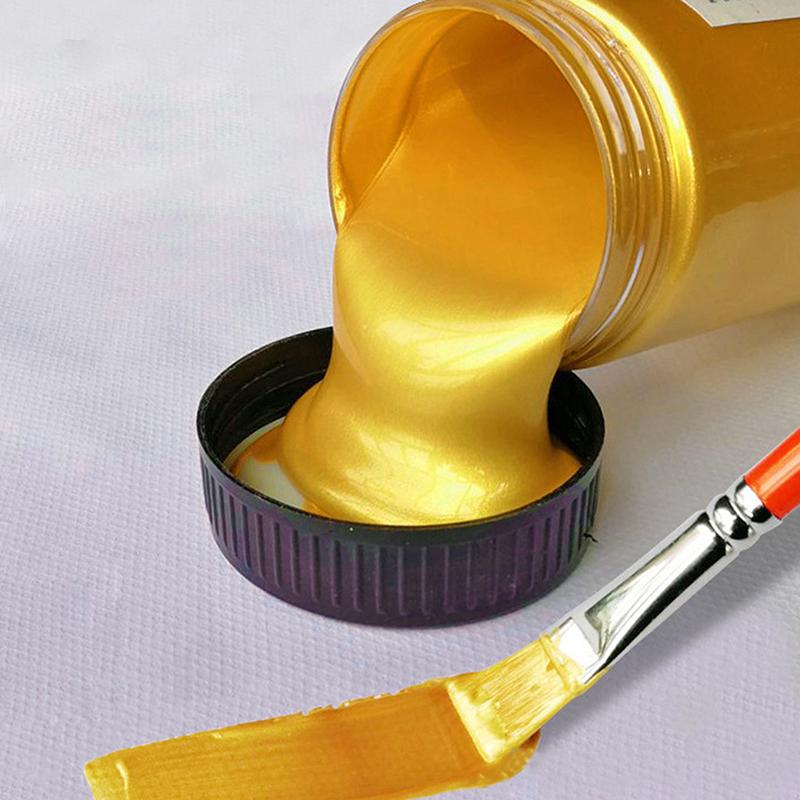 100 ml Goldlack-Metallic-Acrylfarbe, wasserfest und lichtbeständig, zum Abtönen von Statuen gold 100 ml Goldlack-Metallic-Acrylfarbe, wasserfest und lichtbeständig, zum Abtönen von Statuen gold von Joom DACH