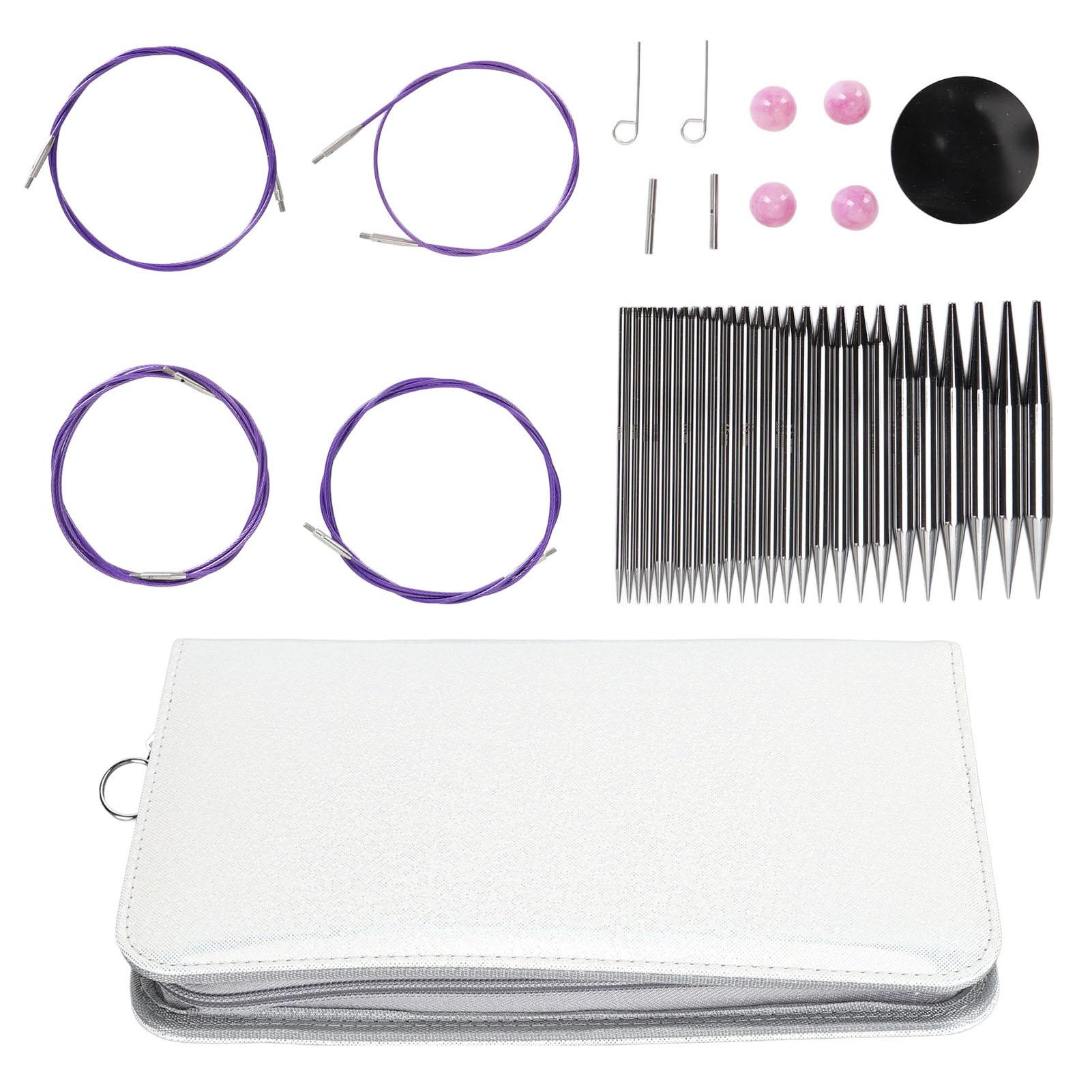 13 Pairs Rundstricknadeln Set 3 ‑ 10mm Austauschbare Ergonomische Runde Stricknadeln mit 13 Pairs Rundstricknadeln Set 3 ‑ 10mm Austauschbare Ergonomische Runde Stricknadeln mit von Joom DACH