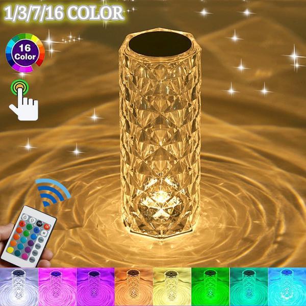 16/7/3/1 Farben LED Kristall Tischlampe Rose Licht Projektor Touch Einstellbar Romantische Diamant Atmosphäre Licht USB Touch Nachtlicht 3 Colors Battery Remote 16/7/3/1 Farben LED Kristall Tischlampe Rose Licht Projektor Touch Einstellbar Romantische Diamant Atmosphäre Licht USB Touch Nachtlicht 3 Colors Battery Remote von Joom DACH