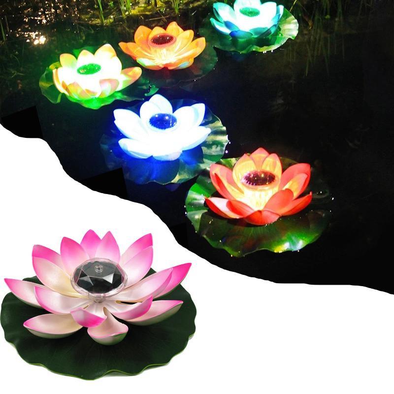 1PC Solar Lotus Lampe Künstliche Schwimmende Brunnen Pool Garten Nachtlicht Teich Landschaft Dekorationen violett 1PC Solar Lotus Lampe Künstliche Schwimmende Brunnen Pool Garten Nachtlicht Teich Landschaft Dekorationen violett von Joom DACH