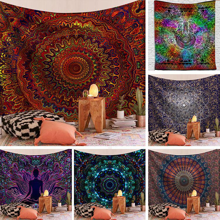 35 Farben indischer Mandala-Wandteppich, Hippie-Wandbehang, Wandteppiche, Boho-Tagesdecke, Strandtuch, Yoga-Matte, Decke, Tischdecke, 130 x 150 cm 200x150cm 35 Farben indischer Mandala-Wandteppich, Hippie-Wandbehang, Wandteppiche, Boho-Tagesdecke, Strandtuch, Yoga-Matte, Decke, Tischdecke, 130 x 150 cm 200x150cm von Joom DACH